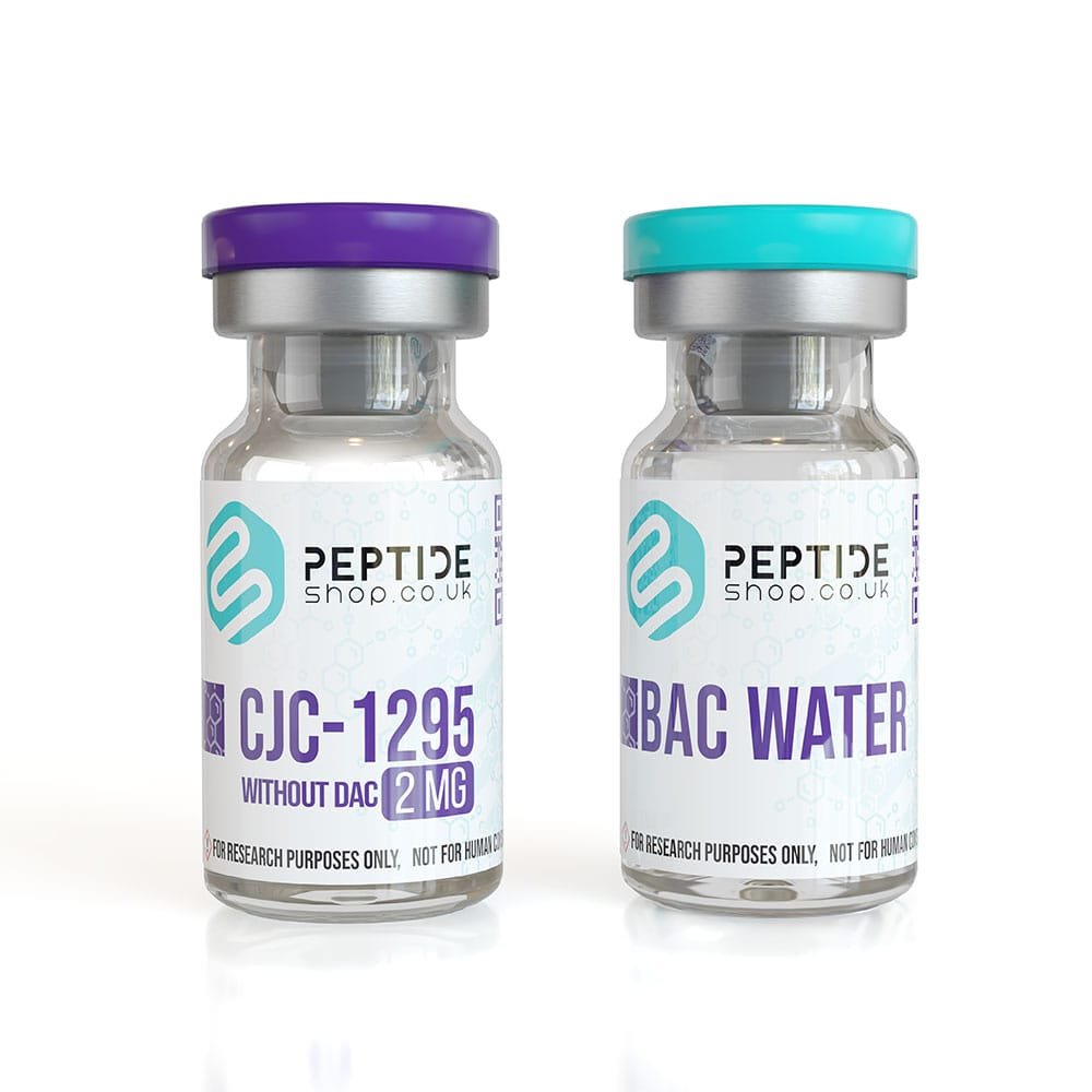 CJC-1295 2MG WITHOUT DAC AND COMPLEMENTARY BAC WATER